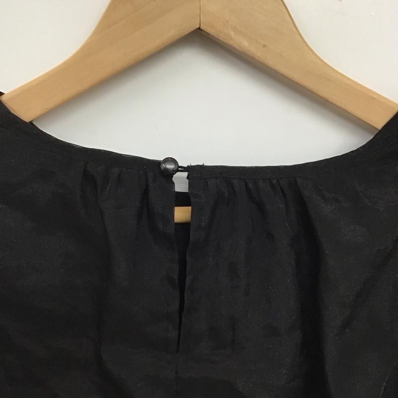エヘカソポ ehka sopo カットソー 半袖 半袖カットソー プルオーバーシャツ FREE 刺繍 黒 / ブラック / black レディース USED 古着 中古 10154555