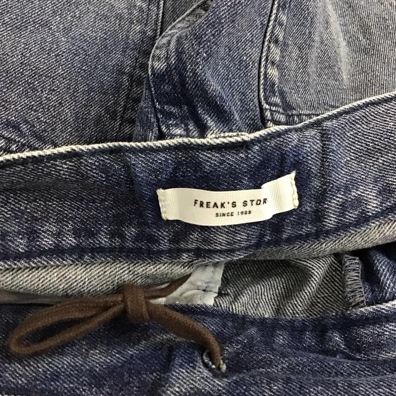 フリークスストア FREAK S STORE パンツ デニム、ジーンズ デニムパンツ ワイドパンツ カジュアルパンツ S 無地 インディゴ / インディゴ / Indigo レディース USED 古着 中古 10154560