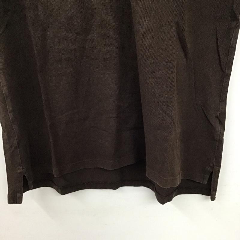 ラルフローレン RALPHLAUREN ポロシャツ 半袖 半袖ポロシャツ カラーシャツ 半袖カットソー XL ロゴ、文字 茶 / ブラウン / brown レディース USED 古着 中古 10154561