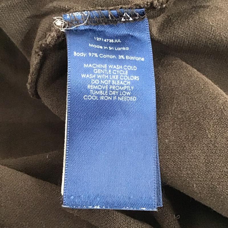 ラルフローレン RALPHLAUREN ポロシャツ 半袖 半袖ポロシャツ カラーシャツ 半袖カットソー XL ロゴ、文字 茶 / ブラウン / brown レディース USED 古着 中古 10154561