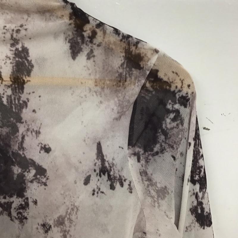 ジーナシス JEANASIS カットソー 長袖 長袖カットソー プリントカットソー スタンドネック FREE プリント マルチカラー / マルチカラー / multicolor レディース USED 古着 中古 10154564