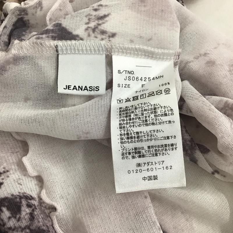 ジーナシス JEANASIS カットソー 長袖 長袖カットソー プリントカットソー スタンドネック FREE プリント マルチカラー / マルチカラー / multicolor レディース USED 古着 中古 10154564
