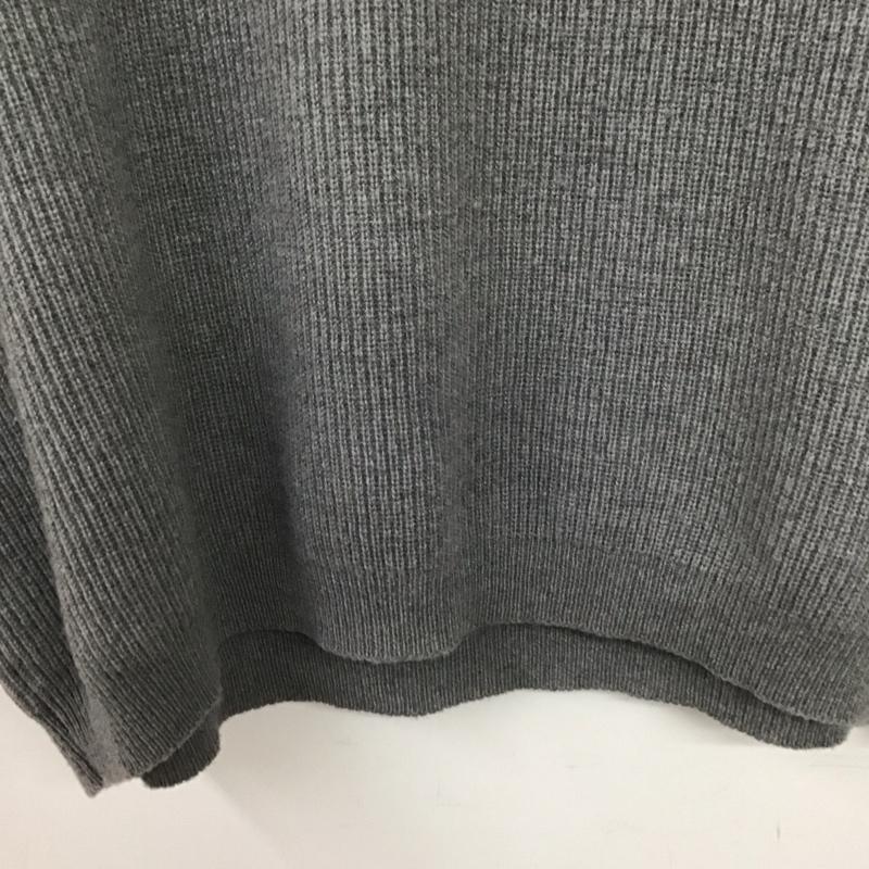 マーガレットハウエル MARGARET HOWELL ニット、セーター 長袖 長袖ニットカットソー クルーネック セーター 2 無地 灰 / グレー / gray レディース USED 古着 中古 10154565