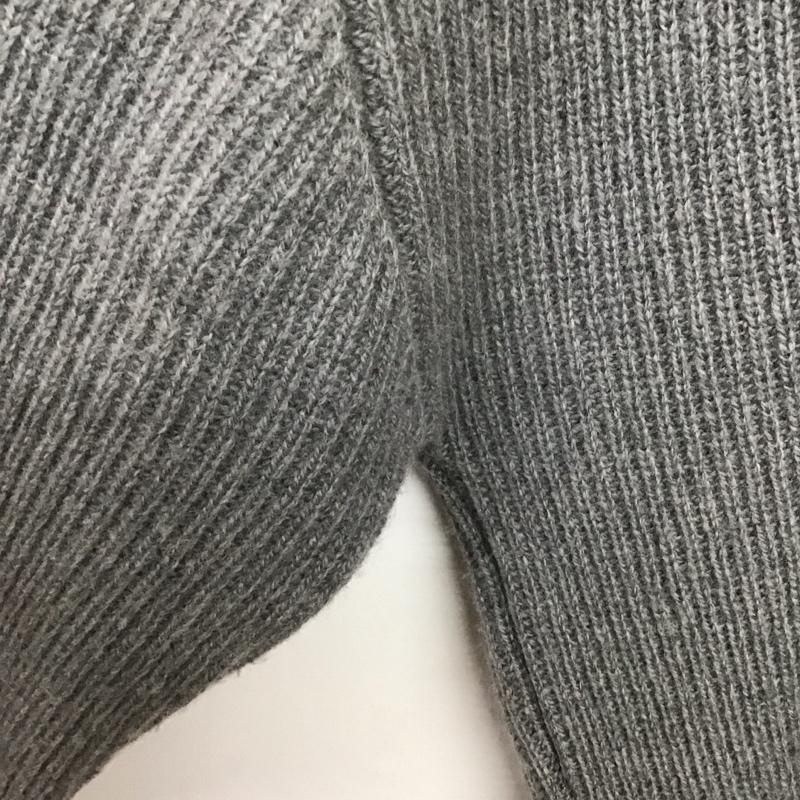 マーガレットハウエル MARGARET HOWELL ニット、セーター 長袖 長袖ニットカットソー クルーネック セーター 2 無地 灰 / グレー / gray レディース USED 古着 中古 10154565