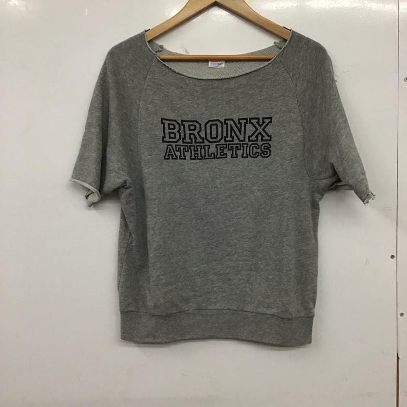 チャンピオン Champion トレーナー 半袖 cw-k006 ShortSleeveSweatshirt M ロゴ、文字 灰 / グレー / gray レディース USED 古着 中古 10154569