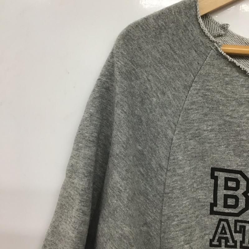 チャンピオン Champion トレーナー 半袖 cw-k006 ShortSleeveSweatshirt M ロゴ、文字 灰 / グレー / gray レディース USED 古着 中古 10154569
