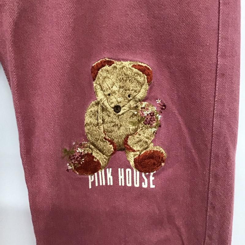 ピンクハウス PINK HOUSE パンツ デニム、ジーンズ デニムパンツ スリムパンツ カジュアルパンツ M ロゴ、文字 マルチカラー / マルチカラー / multicolor レディース USED 古着 中古 10154572