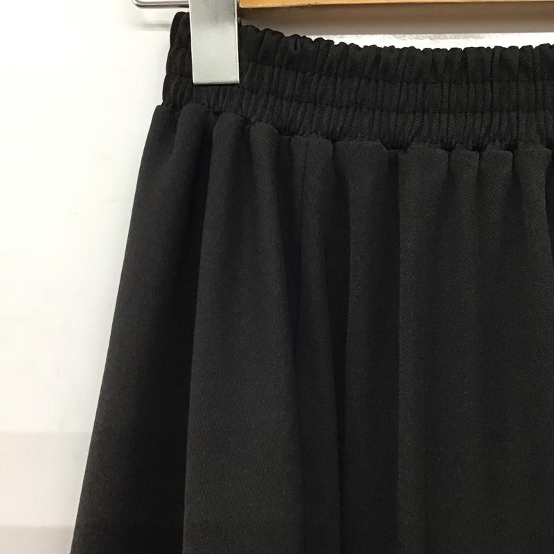 チュクラ chuclla スカート ひざ丈スカート ロングスカート フレアスカート 無地 黒 / ブラック / black レディース USED 古着 中古 10154574
