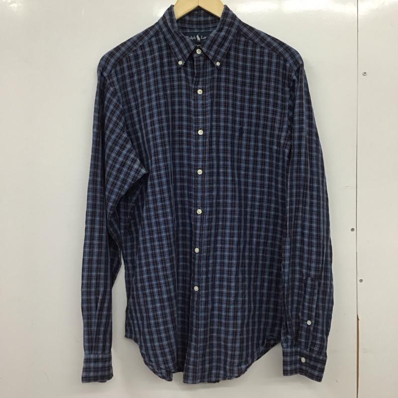 ラルフローレン RALPHLAUREN シャツ、ブラウス 長袖 長袖シャツ チェックシャツ カラーシャツ M チェック マルチカラー / マルチカラー / multicolor メンズ USED 古着 中古 10154577