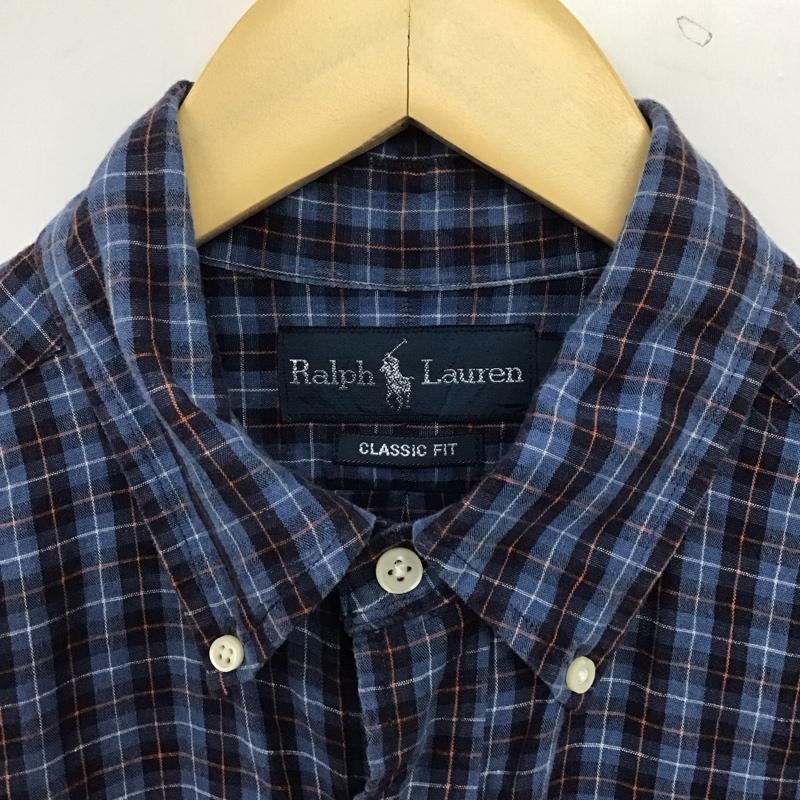 ラルフローレン RALPHLAUREN シャツ、ブラウス 長袖 長袖シャツ チェックシャツ カラーシャツ M チェック マルチカラー / マルチカラー / multicolor メンズ USED 古着 中古 10154577