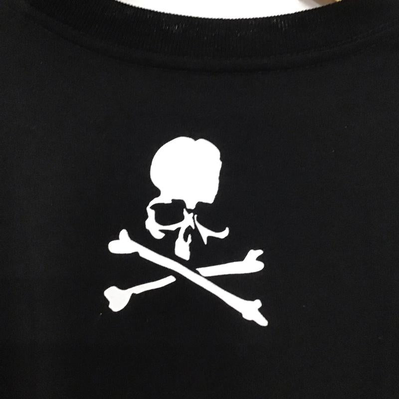マスターマインド mastermind JAPAN Tシャツ 半袖 半袖カットソー プリントTシャツ クルーネックカットソー バンドTシャツ ロゴ、文字 黒 / ブラック / black メンズ USED 古着 中古 10154579