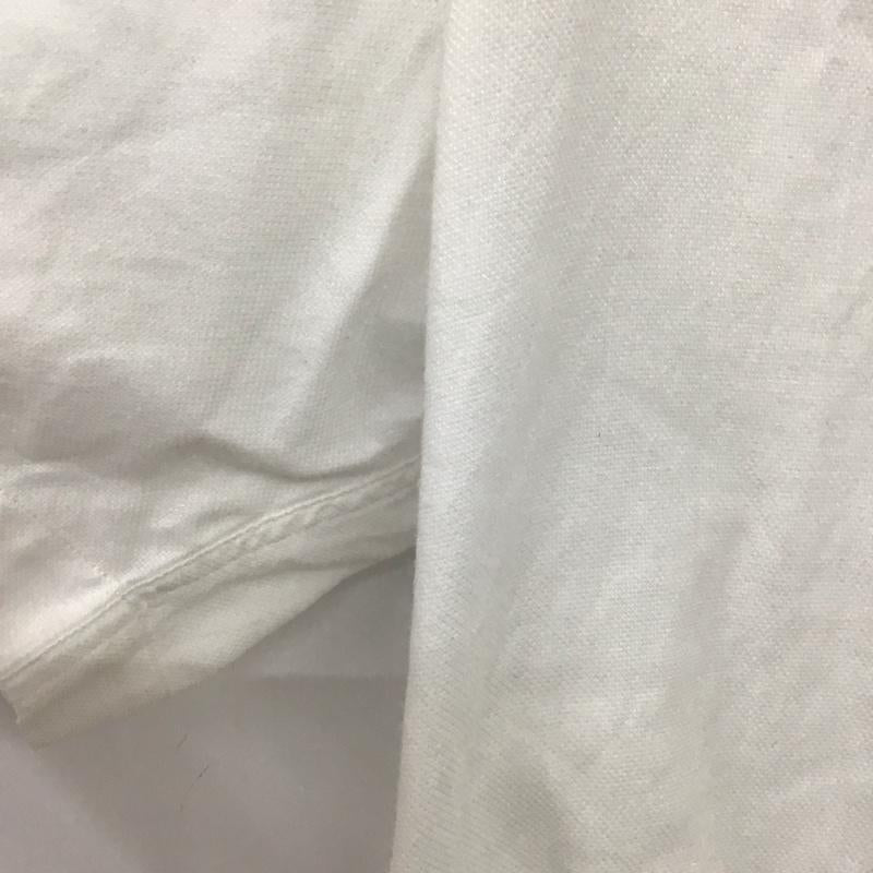 ラコステ LACOSTE シャツ、ブラウス 半袖 半袖シャツ カラーシャツ ボタンダウンシャツ 4 ロゴ、文字 白 / ホワイト / white メンズ USED 古着 中古 10154580