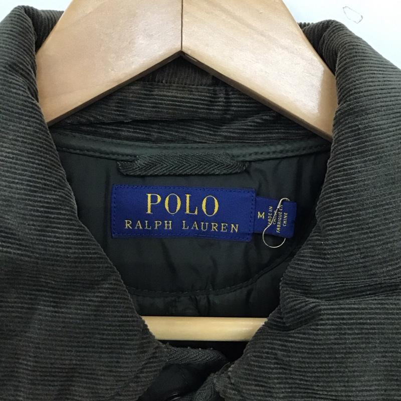 ポロラルフローレン POLO RALPH LAUREN ジャケット、上着 ジャンパー、ブルゾン キルティングジャケット アウター カラージャケット M 無地 カーキ / カーキ / khaki メンズ USED 古着 中古 10154581