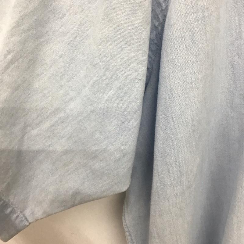 ポロバイラルフローレン Polo by RALPH LAUREN シャツ、ブラウス 半袖 半袖シャツ 無地シャツ ボタンダウンシャツ XXL ロゴ、文字 水色 / ライトブルー / メンズ USED 古着 中古 10154583