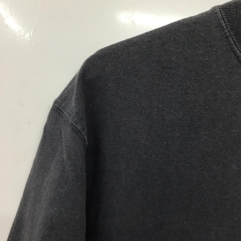 カーハート Carhartt Tシャツ 半袖 半袖カットソー プリントTシャツ クルーネックカットソー M ロゴ、文字 ダークグレー / ダークグレー / メンズ USED 古着 中古 10154584