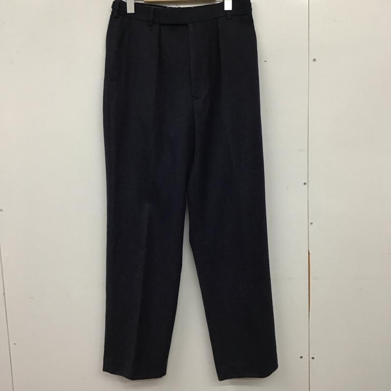 ミリタリー ミリタリー パンツ スラックス スラックスパンツ ワイドパンツ センタータックパンツ 無地 紺 / ネイビー / navy メンズ USED 古着 中古 10154585
