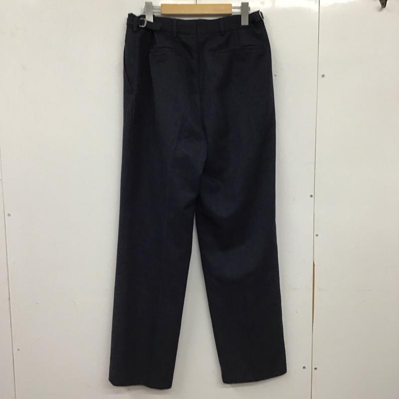 ミリタリー ミリタリー パンツ スラックス スラックスパンツ ワイドパンツ センタータックパンツ 無地 紺 / ネイビー / navy メンズ USED 古着 中古 10154585