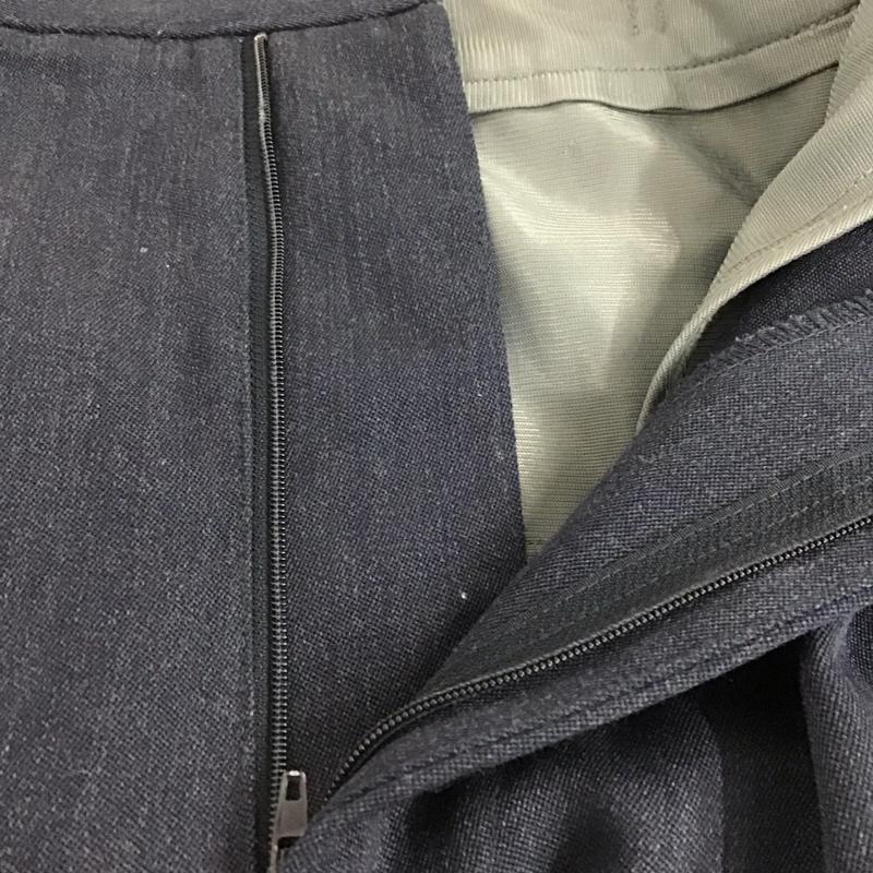 ミリタリー ミリタリー パンツ スラックス スラックスパンツ ワイドパンツ センタータックパンツ 無地 紺 / ネイビー / navy メンズ USED 古着 中古 10154585