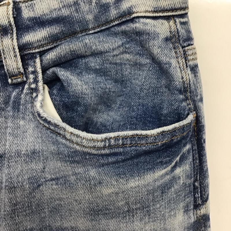 ザラ ZARA パンツ デニム、ジーンズ デニムパンツ スリムパンツ カジュアルパンツ ストレッチパンツ 38 ダメージ加工 インディゴ / インディゴ / Indigo メンズ USED 古着 中古 10154589