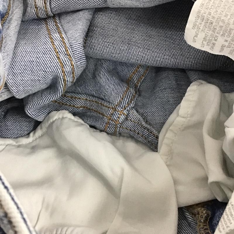 ザラ ZARA パンツ デニム、ジーンズ デニムパンツ スリムパンツ カジュアルパンツ ストレッチパンツ 38 ダメージ加工 インディゴ / インディゴ / Indigo メンズ USED 古着 中古 10154589