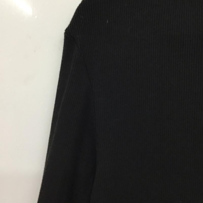 バーバリーブラックレーベル BURBERRY BLACK LABEL カットソー 長袖 長袖カットソー ヘンリーネックカットソー 2 ロゴ、文字 黒 / ブラック / black メンズ USED 古着 中古 10154590