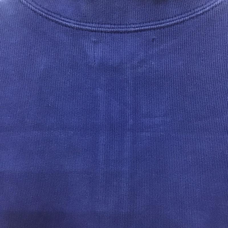 ポロバイラルフローレン Polo by RALPH LAUREN ニット、セーター 長袖 長袖ニットカットソー ジップアップネック セーター XXL ロゴ、文字 青 / ブルー / blue メンズ USED 古着 中古 10154591
