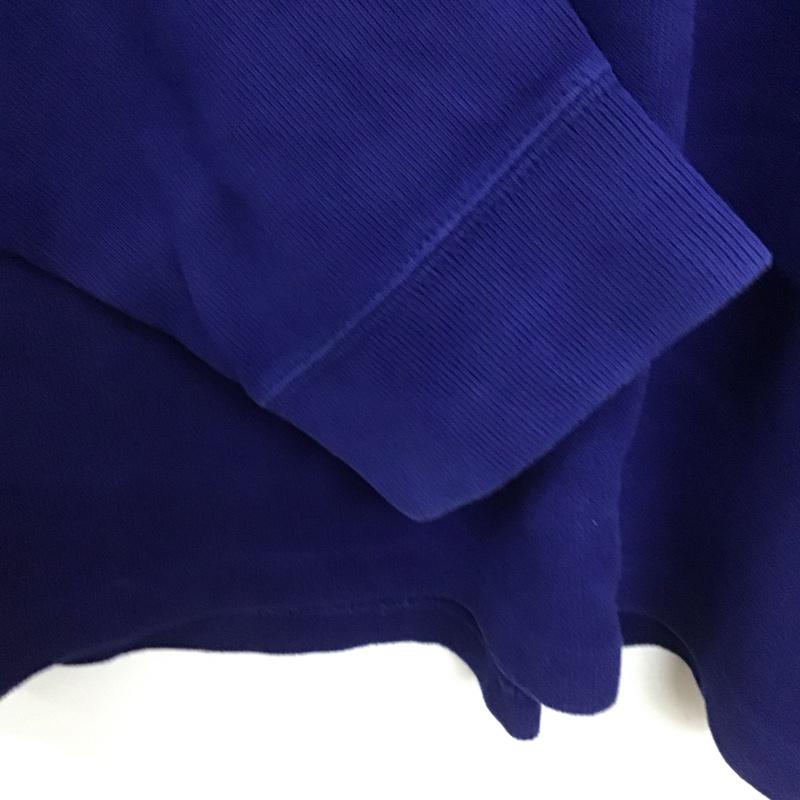 ポロバイラルフローレン Polo by RALPH LAUREN ニット、セーター 長袖 長袖ニットカットソー ジップアップネック セーター XXL ロゴ、文字 青 / ブルー / blue メンズ USED 古着 中古 10154591