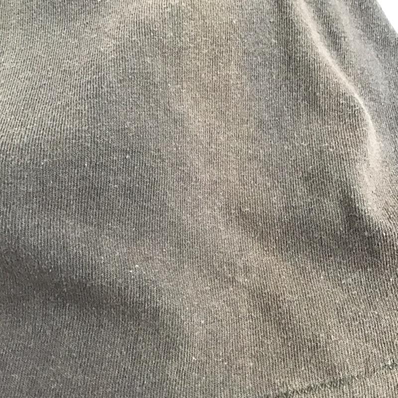 デラックスウエア DELUXEWARE Tシャツ 半袖 半袖カットソー プリントTシャツ クルーネックカットソー L ロゴ、文字 茶 / ブラウン / brown メンズ USED 古着 中古 10154592