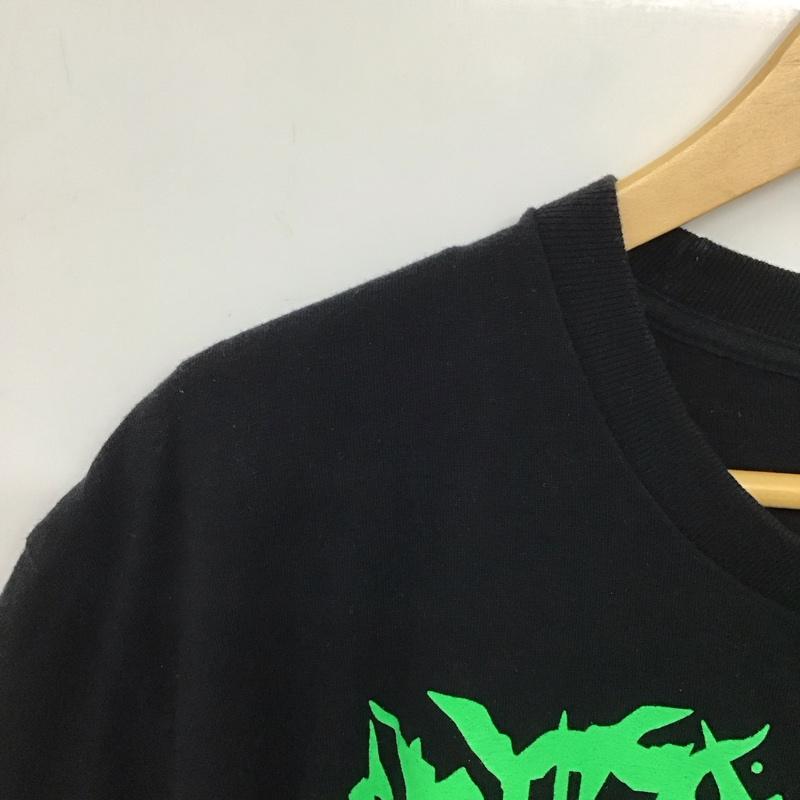 クリームソーダ CREAMSODA Tシャツ 半袖 半袖カットソー プリントTシャツ クルーネックカットソー XL プリント 黒 / ブラック / black メンズ USED 古着 中古 10154593