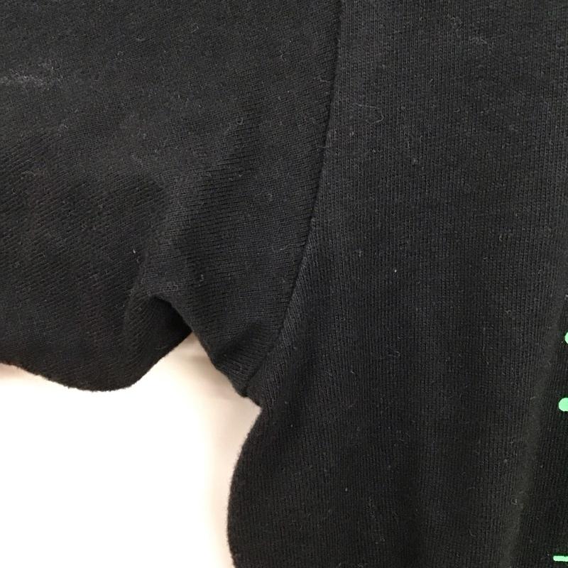 クリームソーダ CREAMSODA Tシャツ 半袖 半袖カットソー プリントTシャツ クルーネックカットソー XL プリント 黒 / ブラック / black メンズ USED 古着 中古 10154593