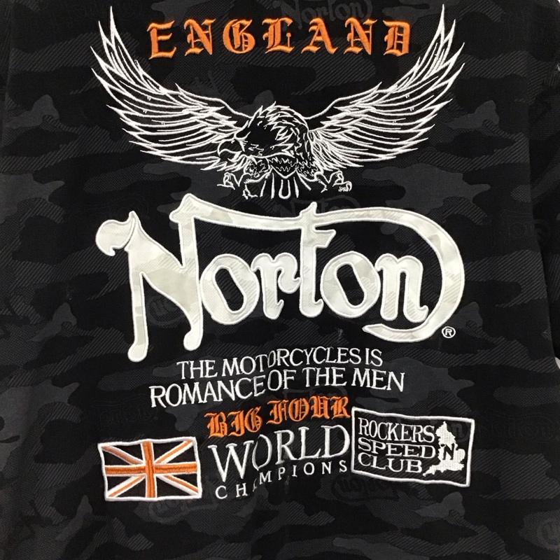 ノートン Norton ポロシャツ 半袖 半袖ポロシャツ カラーシャツ 半袖カットソー XXL プリント ダークグレー / ダークグレー / メンズ USED 古着 中古 10154597