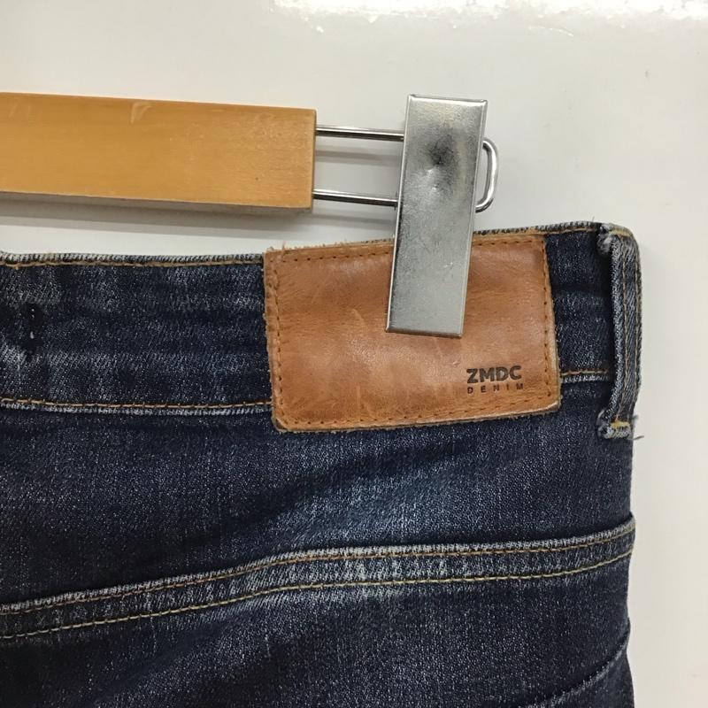 ザラメン ZARA MAN パンツ デニム、ジーンズ デニムパンツ スリムパンツ カジュアルパンツ ストレッチパンツ 38 ダメージ加工 インディゴ / インディゴ / Indigo メンズ USED 古着 中古 10154604