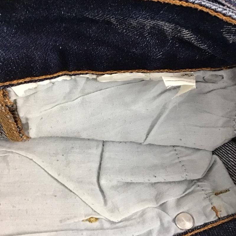 ザラメン ZARA MAN パンツ デニム、ジーンズ デニムパンツ スリムパンツ カジュアルパンツ ストレッチパンツ 38 ダメージ加工 インディゴ / インディゴ / Indigo メンズ USED 古着 中古 10154604