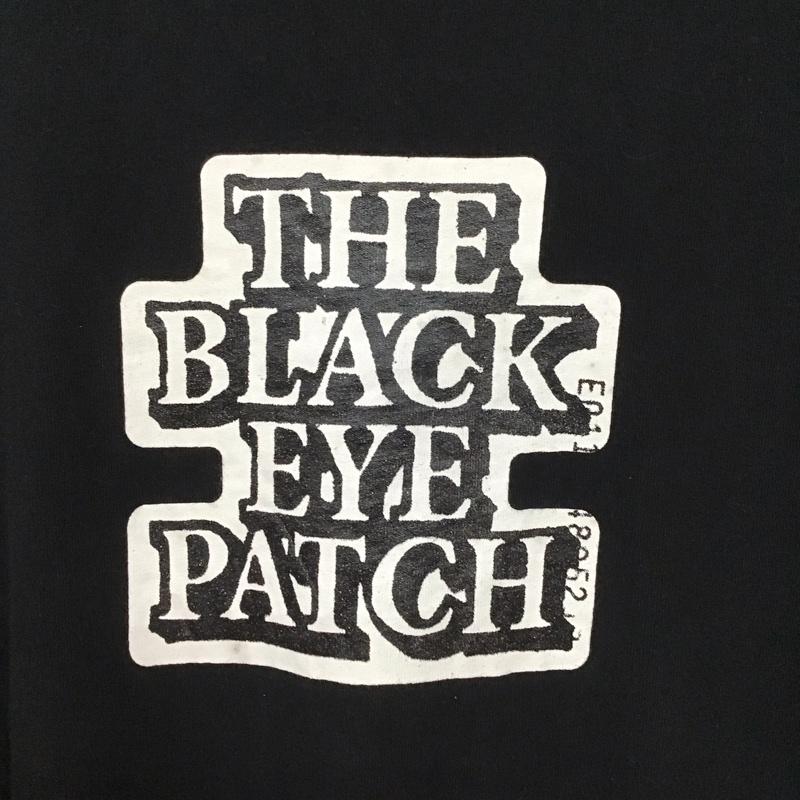 ブラックアイパッチ Black eye patch Tシャツ 半袖 半袖カットソー プリントTシャツ クルーネックカットソー XL ロゴ、文字 黒 / ブラック / black メンズ USED 古着 中古 10154608