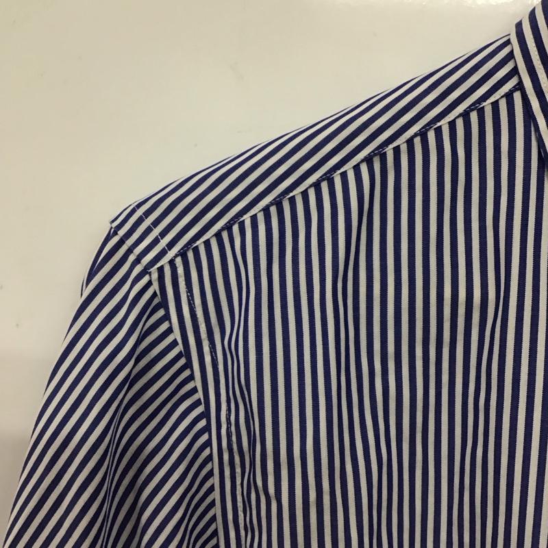 ラルフローレン RALPHLAUREN シャツ、ブラウス 長袖 長袖シャツ ストライプシャツ カラーシャツ ストライプ 白 / ホワイト / white X 青 / ブルー / blue メンズ USED 古着 中古 10154609