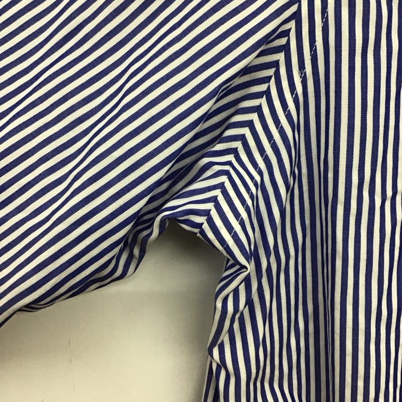 ラルフローレン RALPHLAUREN シャツ、ブラウス 長袖 長袖シャツ ストライプシャツ カラーシャツ ストライプ 白 / ホワイト / white X 青 / ブルー / blue メンズ USED 古着 中古 10154609