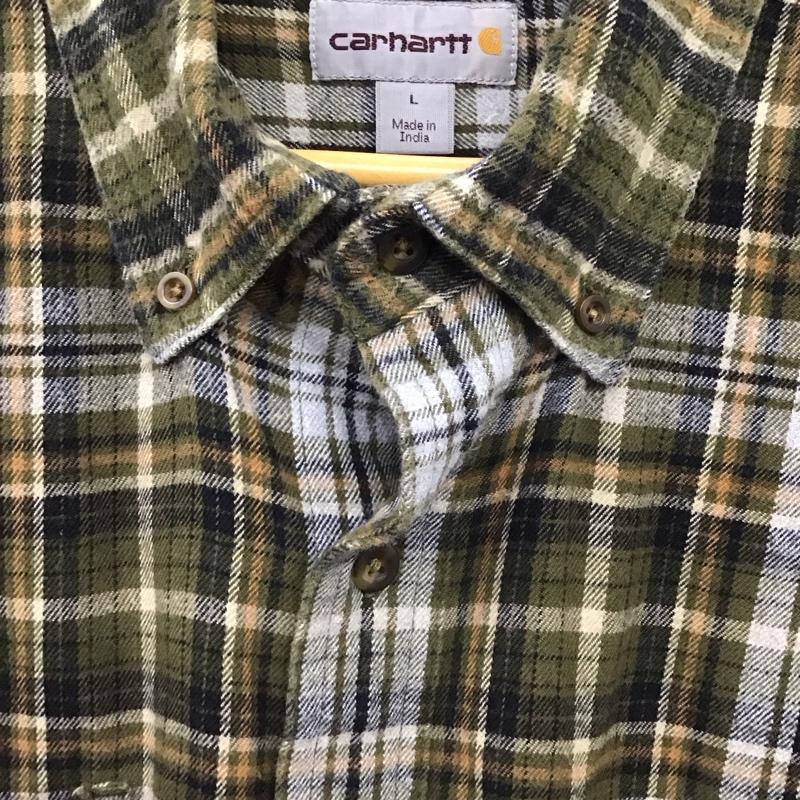 カーハート Carhartt シャツ、ブラウス 長袖 長袖シャツ チェックシャツ カラーシャツ L チェック マルチカラー / マルチカラー / multicolor メンズ USED 古着 中古 10154611
