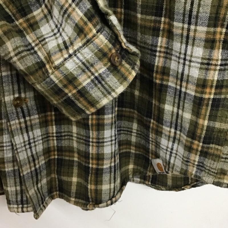 カーハート Carhartt シャツ、ブラウス 長袖 長袖シャツ チェックシャツ カラーシャツ L チェック マルチカラー / マルチカラー / multicolor メンズ USED 古着 中古 10154611