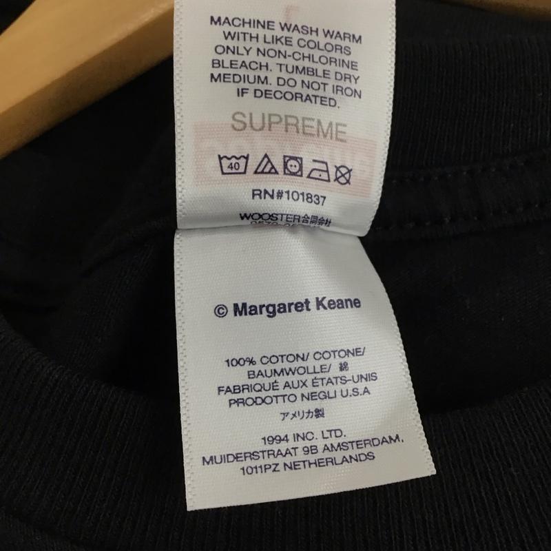 シュプリーム Supreme Tシャツ 半袖 24SS マーガレットキーンティアドロッププリントクルーネック半袖Tシャツカットソー L プリント 黒 / ブラック / black メンズ USED 古着 中古 10154612