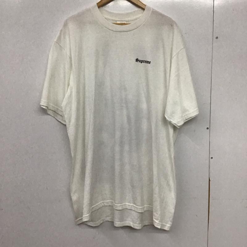 シュプリーム Supreme Tシャツ 半袖 半袖カットソー プリントTシャツ クルーネックカットソー XL プリント 白 / ホワイト / white メンズ USED 古着 中古 10154613