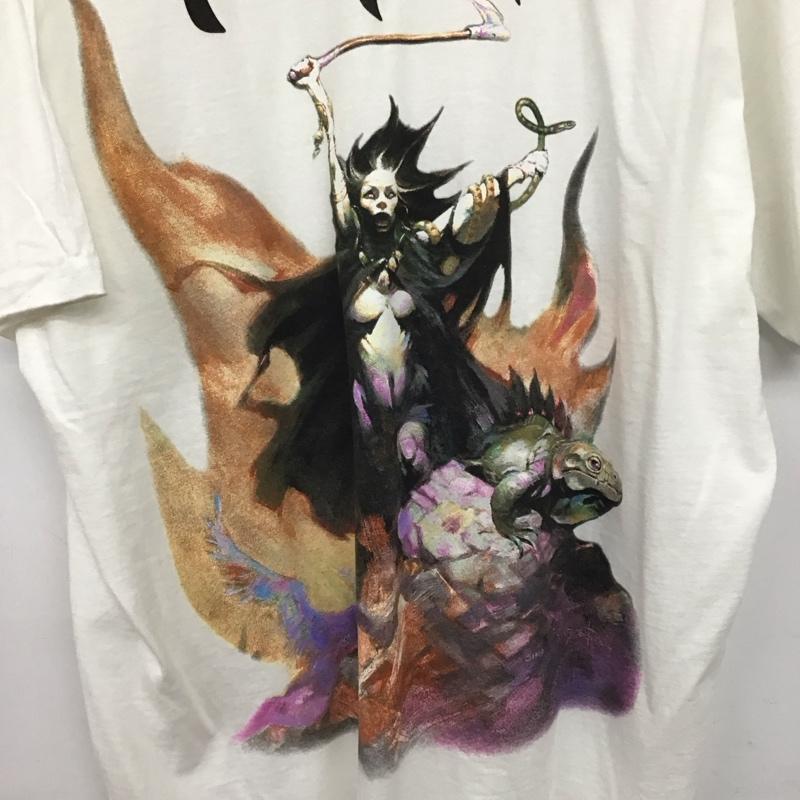 シュプリーム Supreme Tシャツ 半袖 半袖カットソー プリントTシャツ クルーネックカットソー XL プリント 白 / ホワイト / white メンズ USED 古着 中古 10154613