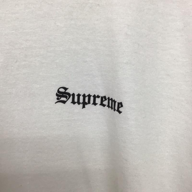 シュプリーム Supreme Tシャツ 半袖 半袖カットソー プリントTシャツ クルーネックカットソー XL プリント 白 / ホワイト / white メンズ USED 古着 中古 10154613