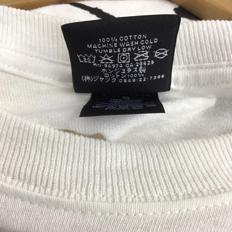 ステューシー STUSSY Tシャツ 半袖 半袖カットソー プリントTシャツ クルーネックカットソー XL ロゴ、文字 白 / ホワイト / white メンズ USED 古着 中古 10154617