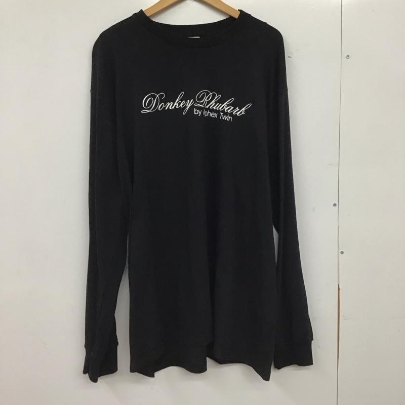 シュプリーム Supreme カットソー 長袖 25ss AphexTwinDonkeyRhubarbLSTee XL ロゴ、文字 黒 / ブラック / black メンズ USED 古着 中古 10154618