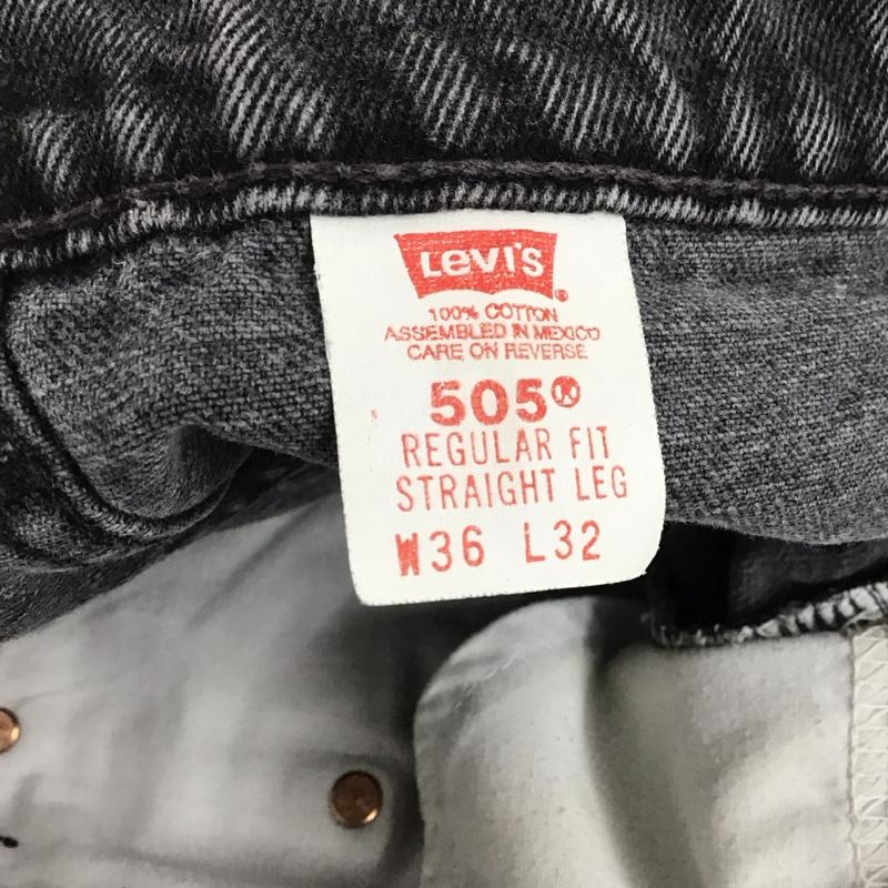 リーバイストラウスアンドコー Levi Strauss & co. パンツ デニム、ジーンズ 36 無地 ダークグレー / ダークグレー / メンズ USED 古着 中古 10154620