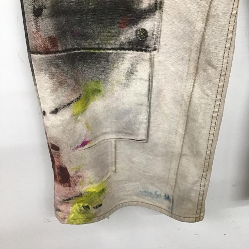 アクネストゥディオズ Acne Studios パンツ デニム、ジーンズ デニムパンツ ワイドパンツ カジュアルパンツ L プリント マルチカラー / マルチカラー / multicolor メンズ USED 古着 中古 10154621
