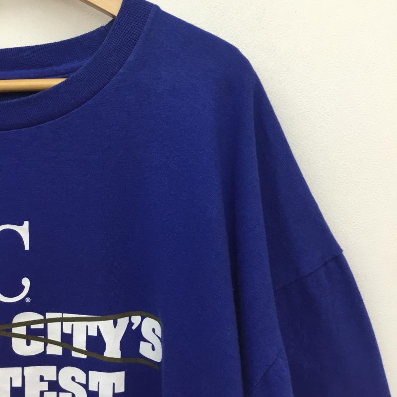 ユーズドクロージング used clothes Tシャツ 半袖 MLB メンズ 半袖 Tシャツ カンザスシティ ロイヤルズ XXL ロゴ、文字 青 / ブルー / blue メンズ USED 古着 中古 10154623