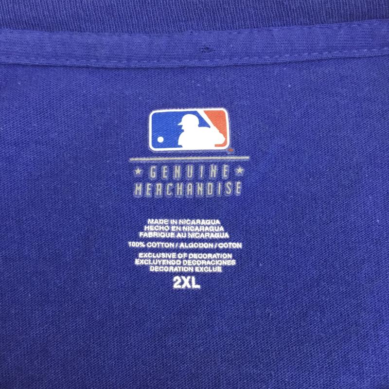 ユーズドクロージング used clothes Tシャツ 半袖 MLB メンズ 半袖 Tシャツ カンザスシティ ロイヤルズ XXL ロゴ、文字 青 / ブルー / blue メンズ USED 古着 中古 10154623