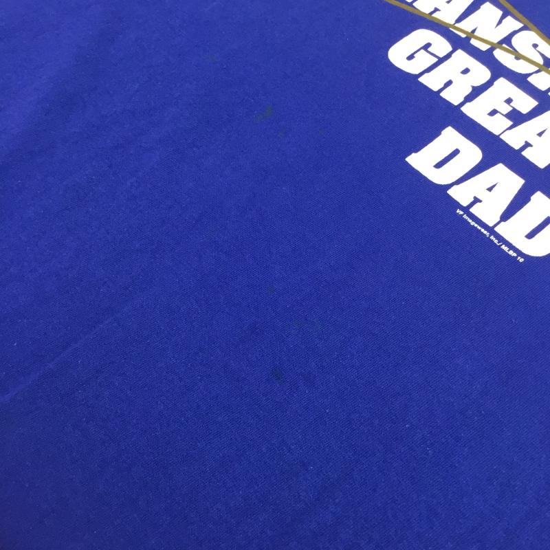 ユーズドクロージング used clothes Tシャツ 半袖 MLB メンズ 半袖 Tシャツ カンザスシティ ロイヤルズ XXL ロゴ、文字 青 / ブルー / blue メンズ USED 古着 中古 10154623