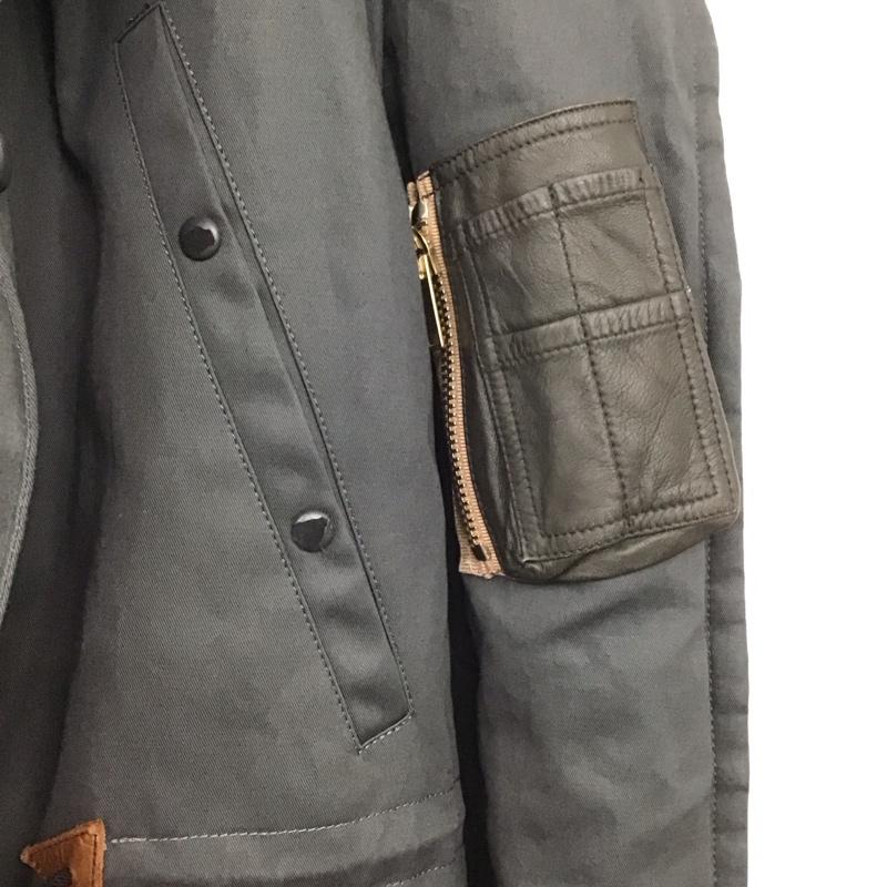 ポールスミス Paul Smith ジャケット、上着 ジャンパー、ブルゾン ジップアップジャケット アウター L 無地 ダークグレー / ダークグレー / メンズ USED 古着 中古 10154624